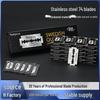 Xi Rui Stainless Steel Double-Sided Men's Razor Blades - Sharp, Durable, Old-Fashioned Design