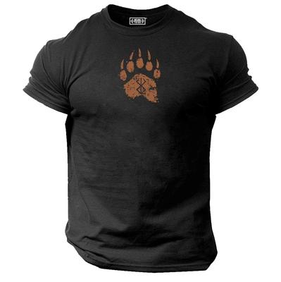 Bärenpfote T-Shirt Fitnesskleidung Bodybuilding Training Workout Übung Boxen Oberteil