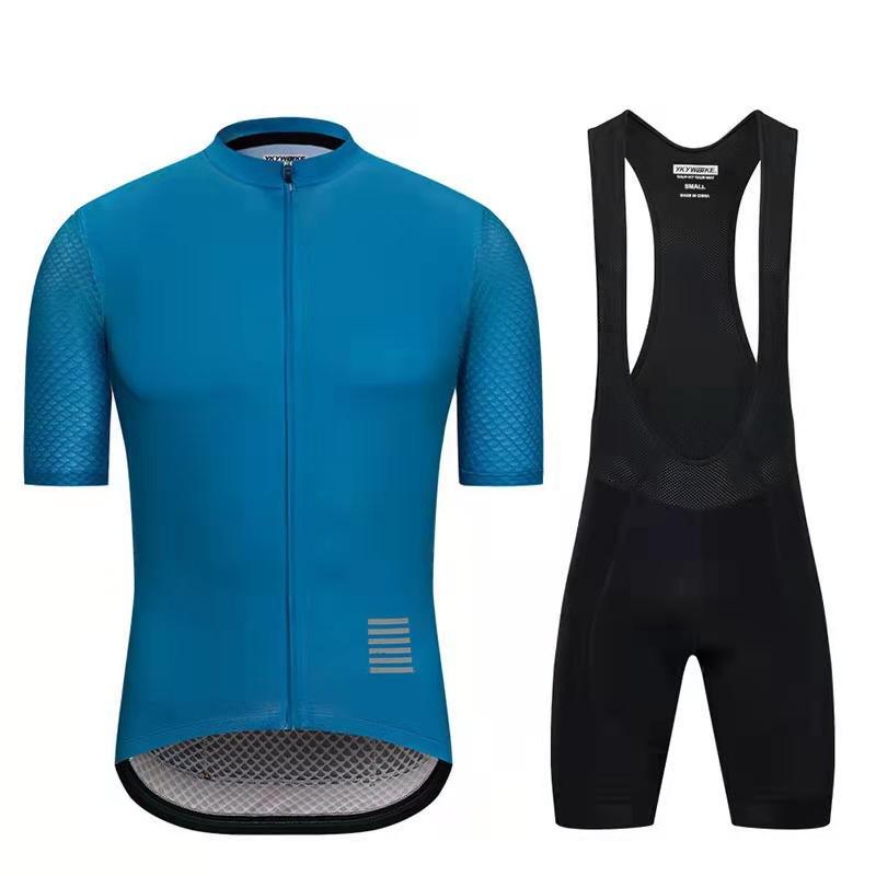 Completo da Ciclismo da Strada a Manica Corta da Uomo Asciugatura Rapida Traspirante Maglia da Mountain Bike Completo Estivo da Ciclismo