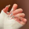 Nude Cat Eye Long Press-On Nails - Small Dog 4.0, Handmade High-End Look, Finish