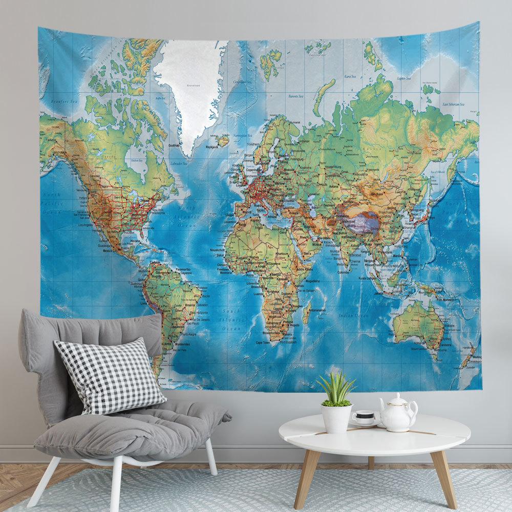 Fluoreszierender Wandteppich, Wandteppich, rechteckiger Wandbehang, Wandteppich, Wanddekoration, Heimdekoration, Wandteppich