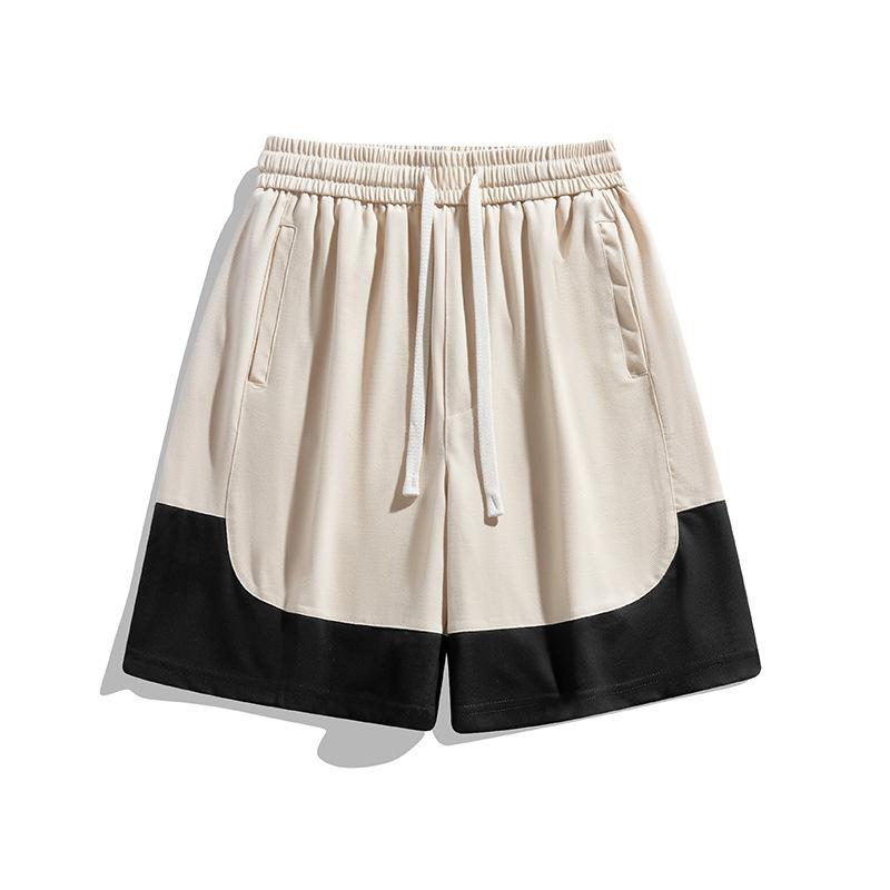 High Quality Summer Patchwork Shorts for Men and Teenagers, Capris, Casual Loose Shorts, Trendy and Versatile Shorts for Men and Women