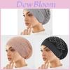 Classic Polyester Womens Headscarf With Sparkling Crystals For Summer Casual Wear