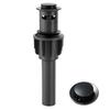 Oil Rubbed Bronze Pop Up Basin Sink Drain with Overflow,Bathroom Vanity Sink Drain Stopper, Pop Up Drain Stopper