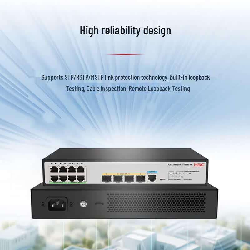 H3C S1850V3 Series 8-Port Managed Network Switch