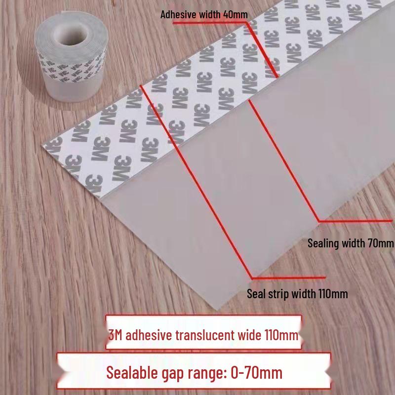 Multifunktionale selbstklebende Fenster- und Türdichtungsleiste - Winddicht, Kältefest, Schallschutz