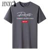 HNXC Cotton Short Sleeve T-shirt Men's Fashion Loose Half Sleeve Shirt Printed Compassionate Shirt