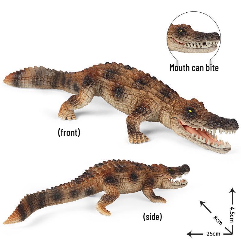 Crocodile & Alligator Educational Toy Model for Kids - Wildlife Science Gift