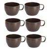 Plastic Coffee Cups 6-Pack Family And Children'S Not Easy To Break Suitable For Outdoor Camping