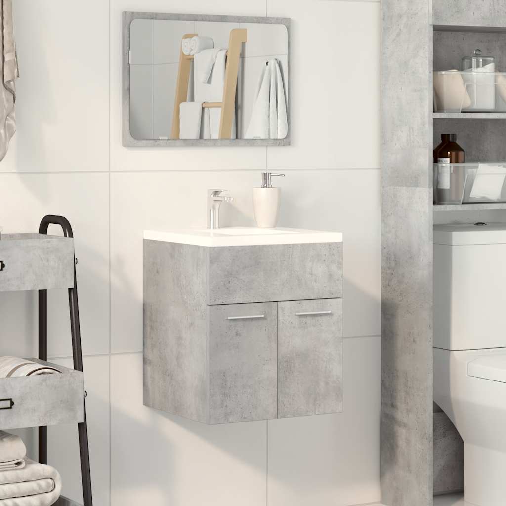 Washbasin Cabinet Concrete Grey 41 x 38.5 x 46 cm Particleboard