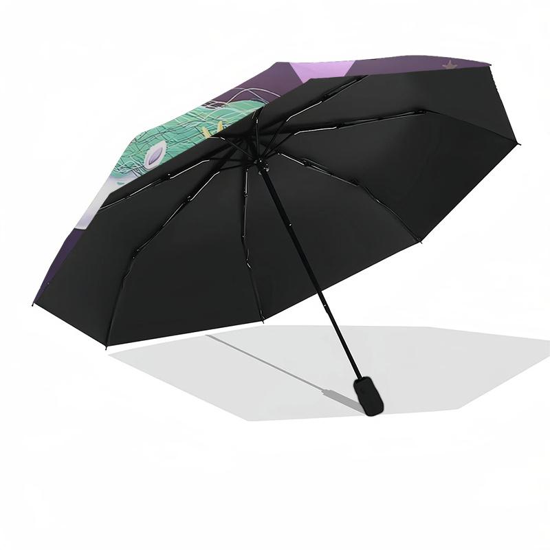 Magical Unicorn and Princess Umbrella: Automatic Opening/Closing, Foldable Design, Perfect Gift for Fans and Travelers0104074a