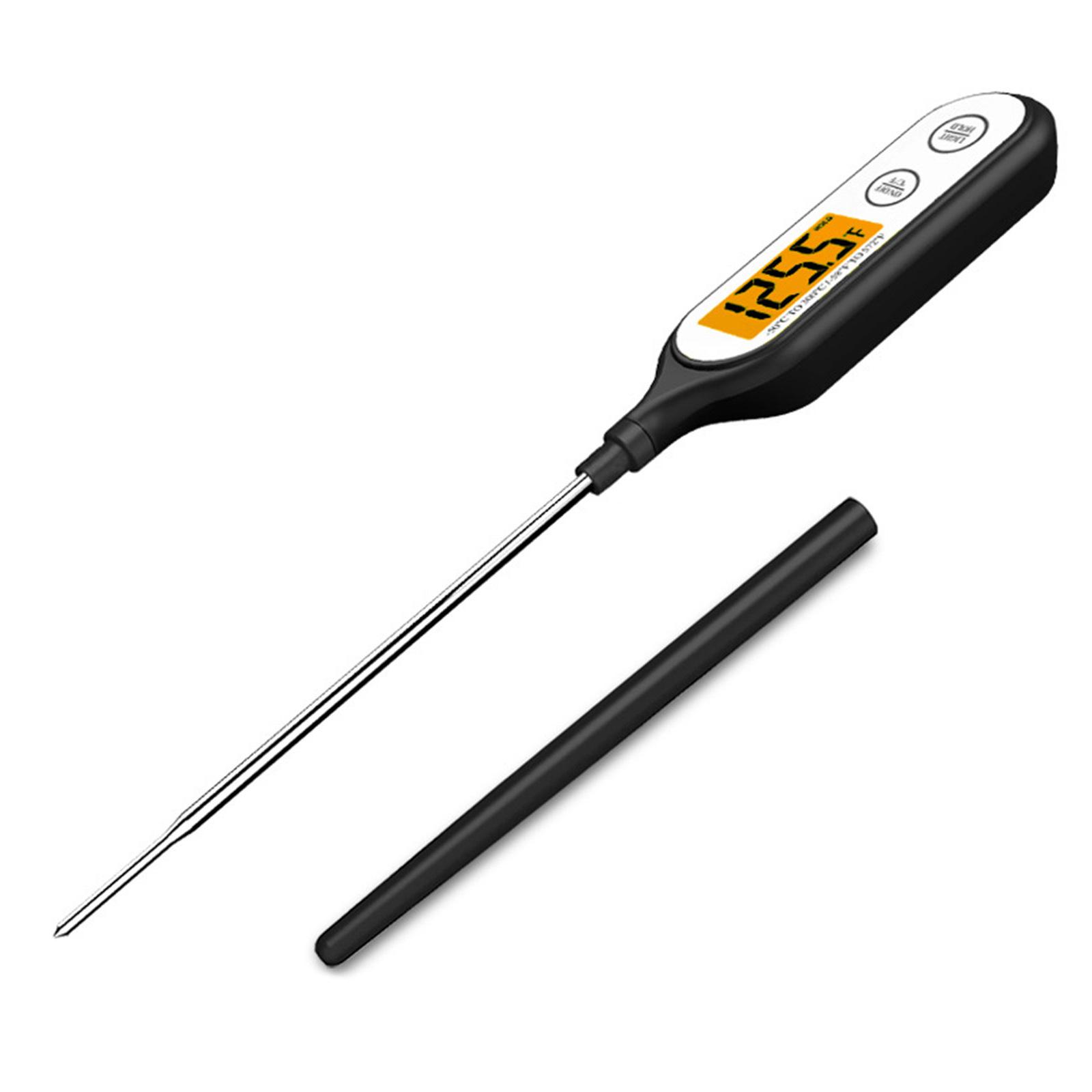 

Kitchen Digital Food Thermometers For Accurate Temperature Measurement In Cooking & Baking With Easy To Read LCD Display A