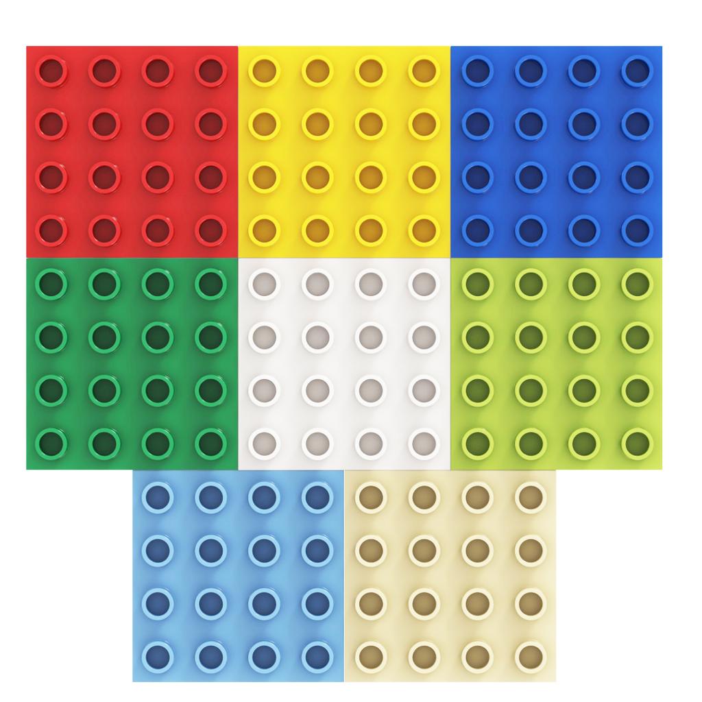 Large Particle Brick Building Blocks 2x4 Random Color Toys Kids Baby Creative Large Particle DIY MOC