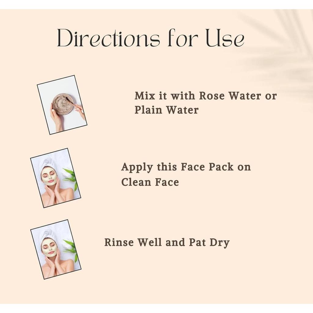 Advik Ayurveda Multani Mitti Face Pack For Glowing Skin 70gm