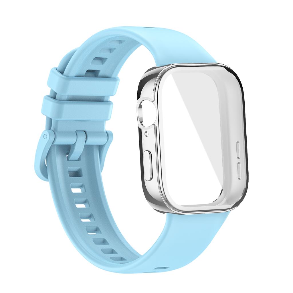 Für Huawei Watch Fit 3 Armband Weiches Silikon Sportuhrband + TPU Weiche Hülle Atmungsaktives Smartwatch Armband Für Huawei Fit3 Correa