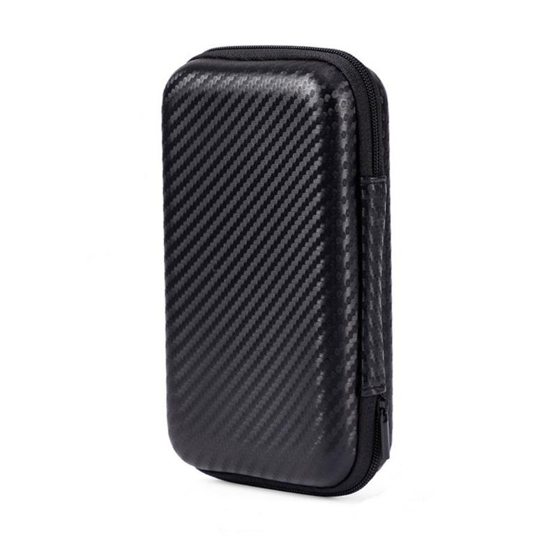 Protector Case Storage Box for RGB20 Scratchproof EVA Bag Handheld Game Console Carrying Case with Pocket Black