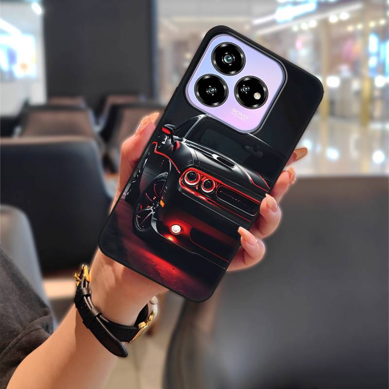 Phone Pouch Silicone Phone Case For ZTE Blade V60 Design/Axon 60 Lite Anti-dust Cartoon Dirt-resistant Anti-knock TPU