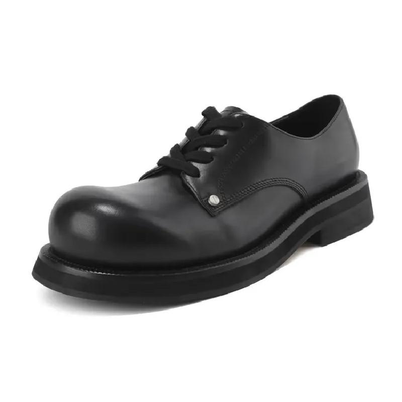 Original Design New British Style Patent Leather Men Shoes Black Hombre Height increasing shoes Lace-Up Business Casual