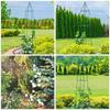 KADAX Metal Garden Pergola Pyramid For Climbing Plants Roses Column For Garden