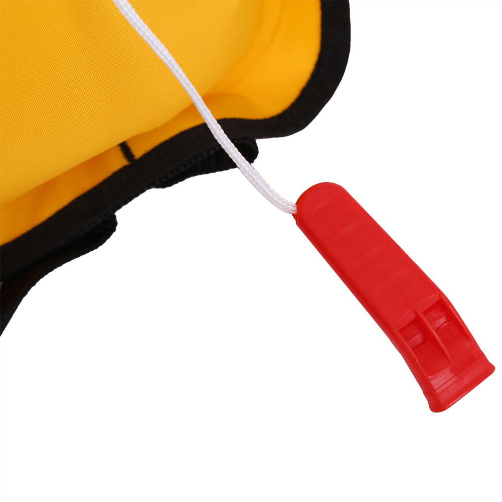 Chaleco Salvavidas Inflable para Adultos Chaleco Salvavidas Natación Snorkel Surf Paseos en Barco Chaquetas(Amarillo)