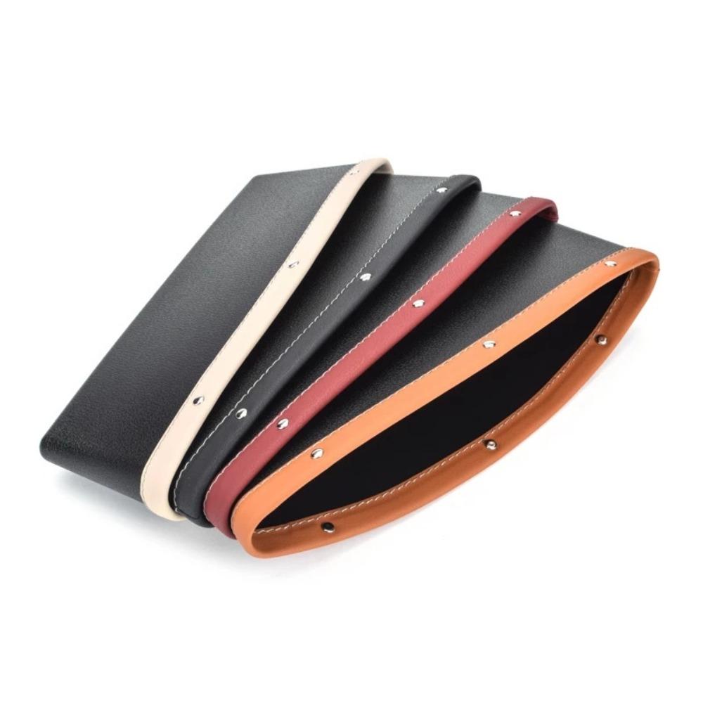 PU Leather Car Seat Gap Storage Bag Pocket Pouch Car Seat Gap Filler Car Seat Slit Gap Storage