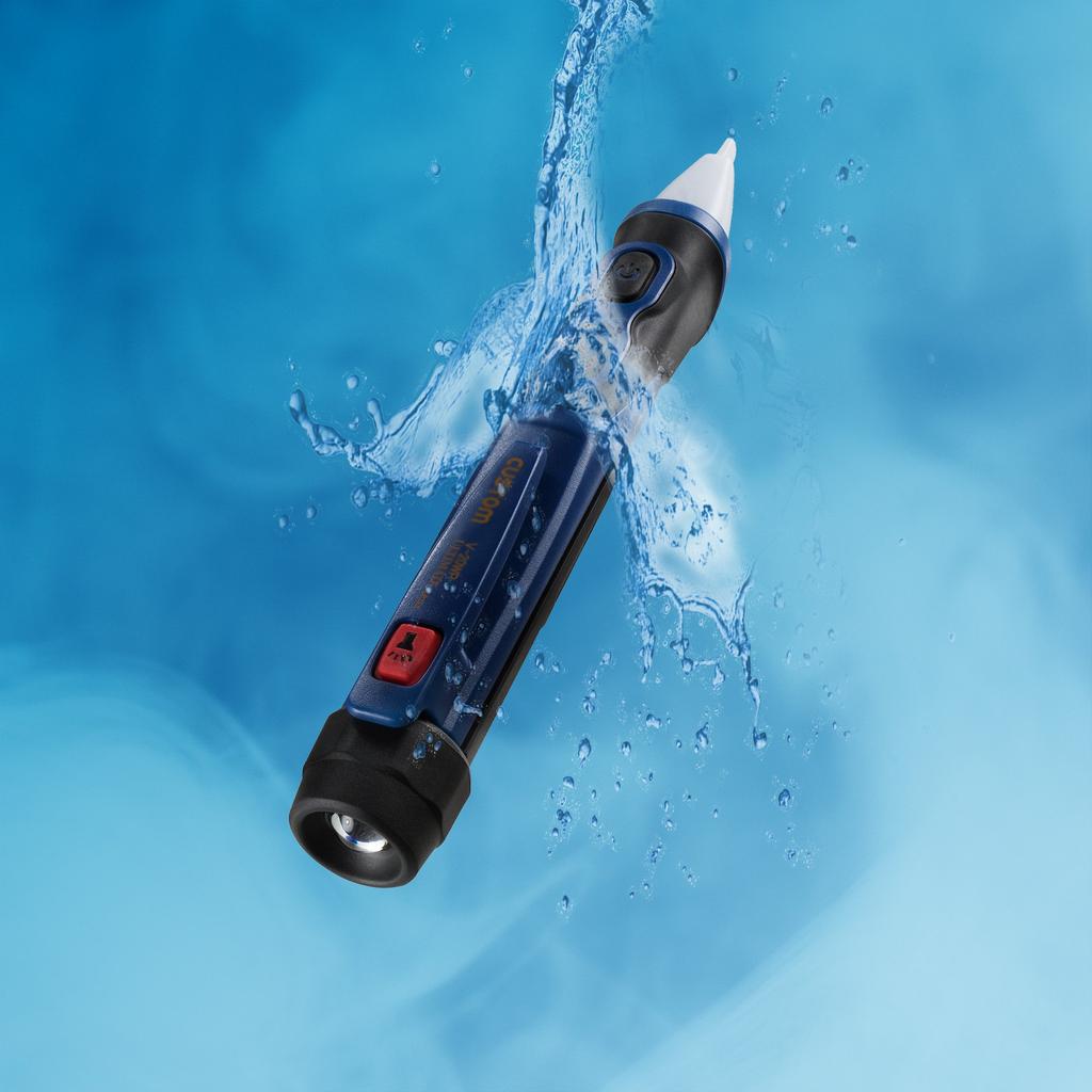 CUSTOM Dustproof and Waterproof AC Voltage Detector 2m Drop (12~1000V, Resistant) V-20WP
