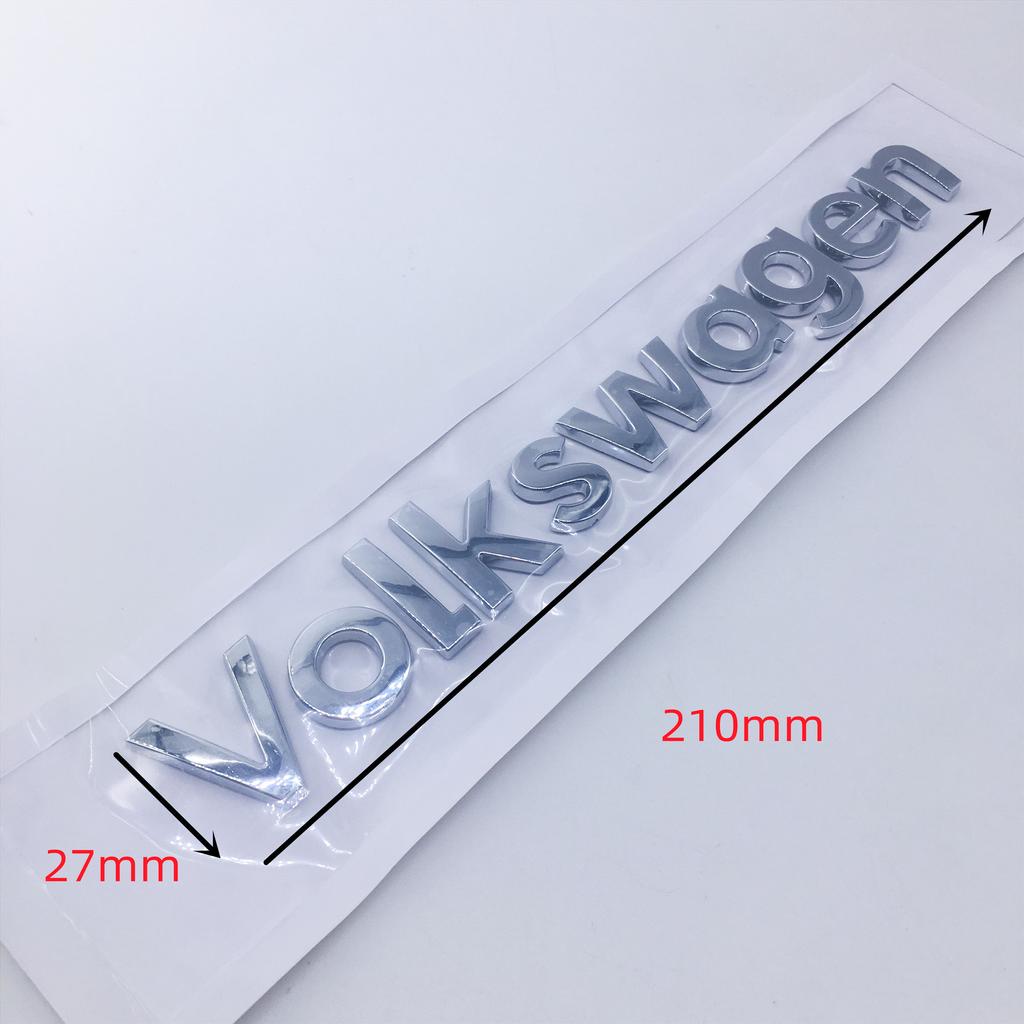Für VOLKSWAGEN Volkswagen Auto Styling ABS Emblem Aufkleber für Golf Passat Polo Tiguan Scirocco Jetta Caddy T-ROC R Heckklappe Dec