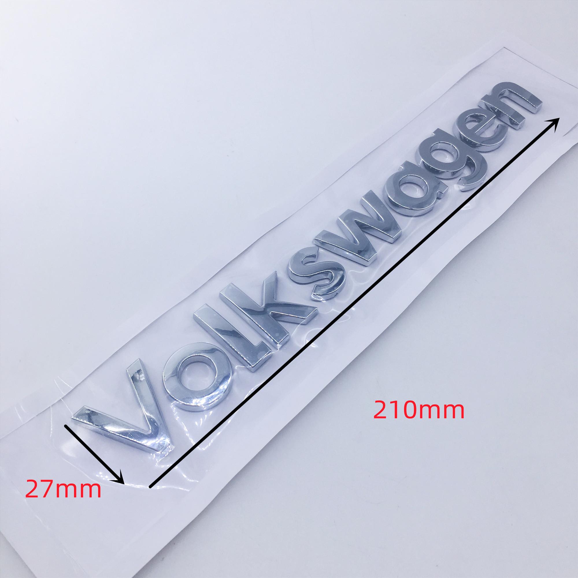 

For VOLKSWAGEN Volkswagen Car Styling ABS Emblem Sticker for Golf Passat Polo Tiguan Scirocco Jetta Caddy T-ROC R Tail Trunk Dec Volkswagen 1pcs червоний