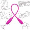 Rechargeable Dual Vibrator 7 Speeds Double Head Jump Egg Bullet Dildo Vibrator Anal Butt Plug Adult Sex Toy For Couple Men Women