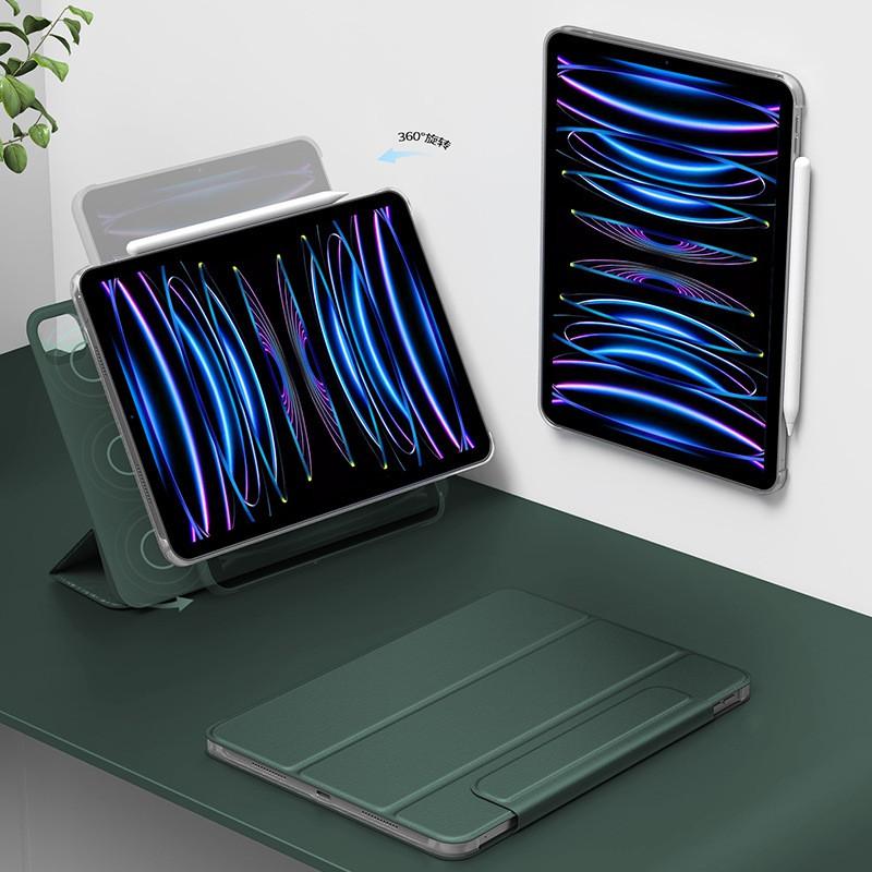 Magnetic IPad Case With Stand Pro 11 Air 5 10th Gen 10.9 Mini 6 8.3 Shockproof PC Cover In Multiple Colors
