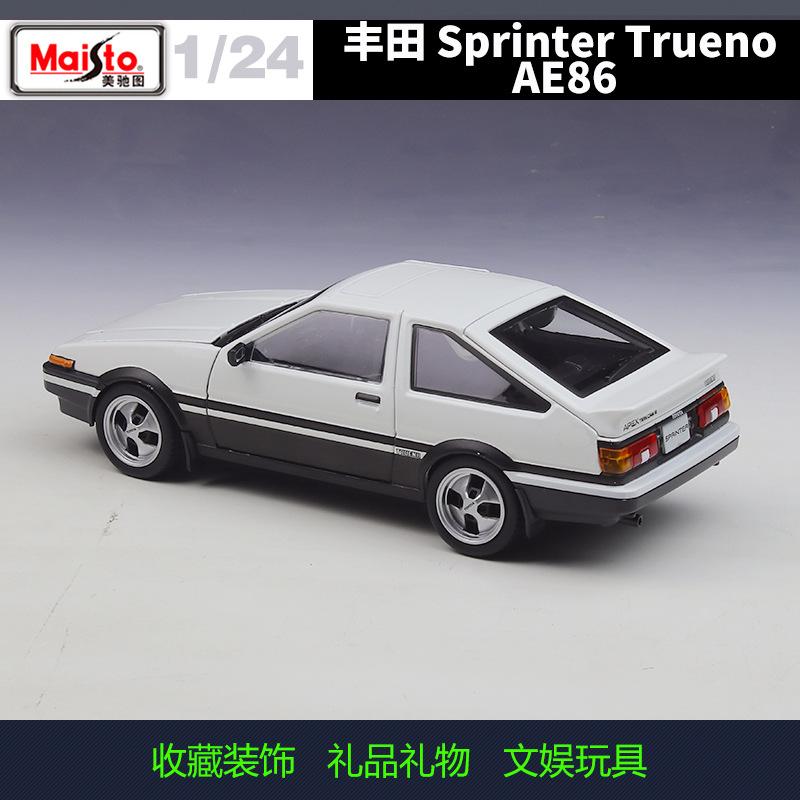 HAX1 Maisto 1:24 Toyota Sprinter Trueno Ae86 Ae 86 Simulation Alloy Car Model Static Finished Toy Gift Display Piece