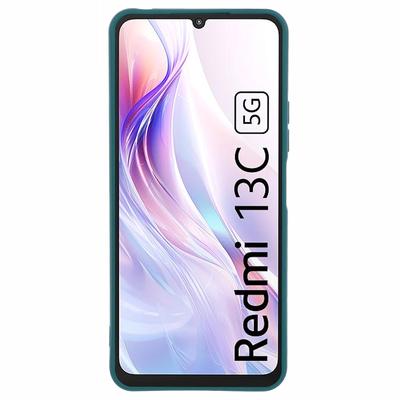 Für Xiaomi Redmi 13C 5G/Poco M6 5G Hülle Gerader Rand TPU Handyhülle Kratzfeste Handyhülle