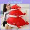 Red Cartoon Skadi Tiger Whale Plush Toy Doll For Girls Soft And Stretchy Stuffed Animal Pillow