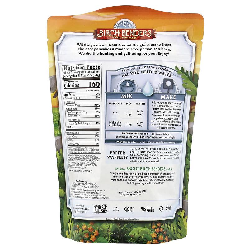 Pancake & Waffle Mix, Paleo, 12 Oz (340 G)