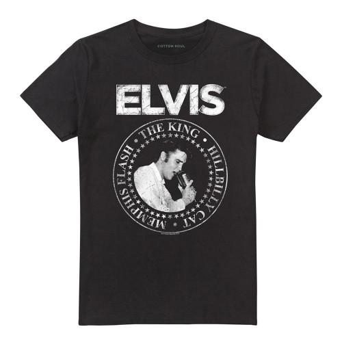 Elvis Presley Unisex Erwachsenen Rock King T-Shirt