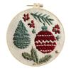1pc Christmas Pattern Embroidery DIY Craft Kit - Creative Craft Sewing
