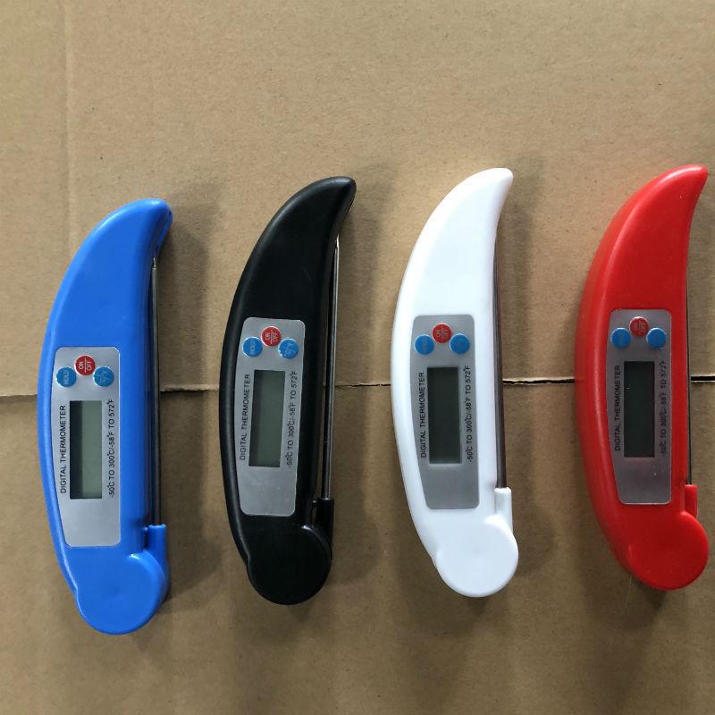 Electronic Folding BBQ Meat Thermometer with Stainless Steel Probe