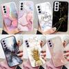 Case For Samsung Galaxy S21 5G Bags S 21 Plus FE Cover Protective Silicone Funda Marble Stone Texture Coque For Samsung S24 FE