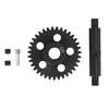 35T Pinion Motor Gear Steel Aluminum Alloy Replaceable Black RC Car Motor Pinion Gear for ARRMA 1 7 1 8