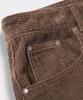 Dimiteulibeullaeg Essential Fade Wash Curved Pants_Corduroy Brown