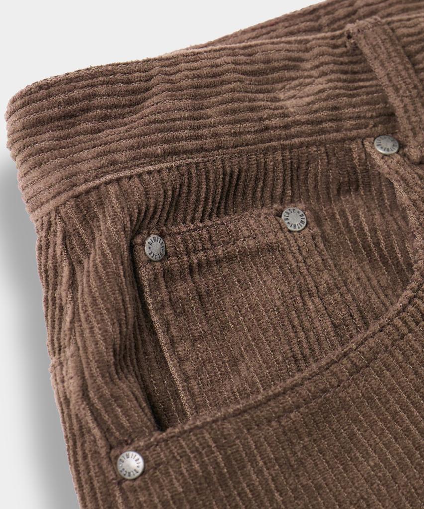 Dimiteulibeullaeg Essential Fade Wash Curved Pants_Corduroy Brown