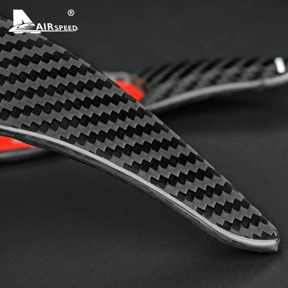 Real Hard Carbon Fiber for KIA Stinger CK 2017 2018 2019 2020 2025 2025 2025 LHD RHD Car Steering Wheel Paddle Shifter Sticker