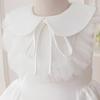 Flower Girl Princess Dress For Weddings Summer Kid Formal Bow Long Gown For School Evening Party Children New Year Cloth L6021