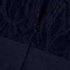 Women's Sexy Lace Splicing Swing Dress Sleeveless Irregular Dress  For Party