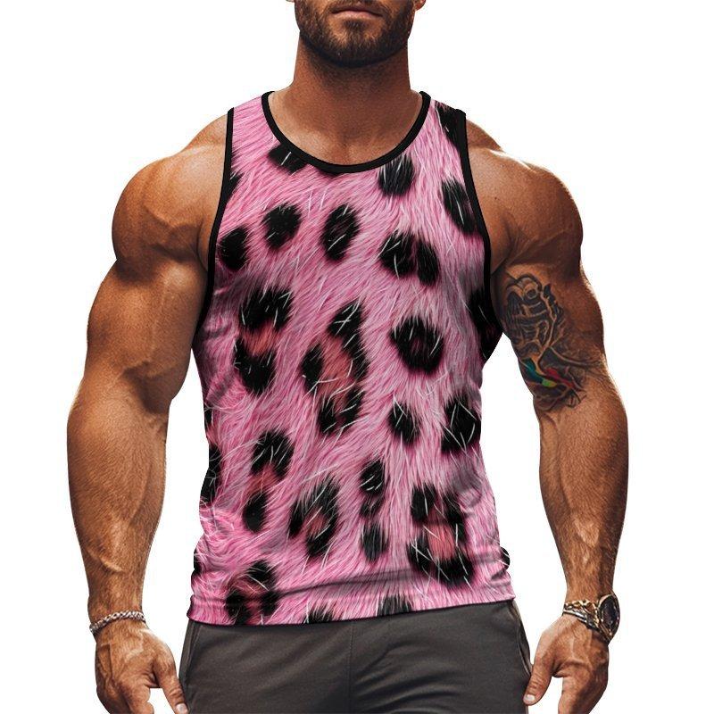 3D Printed Sports Vest Summer Men Y2k Sleeveless Men's Top Oversized Tank Fashion Streetwear T Shirt