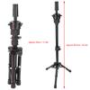 Hairdressing Training Head Holder Salon Model Mannequin Head Tripod Stand Black