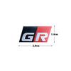 3D Aluminium Car Stickers Accessories Auto Body Tail Emblem Decals For Toyota Yaris Corolla Rav4 GR Logo GAZOO Racing GRSPORT