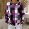 Women's Casual Shirts Long Sleeve Tops Button Up V Neck Loose Knit Fall Favorites For Women