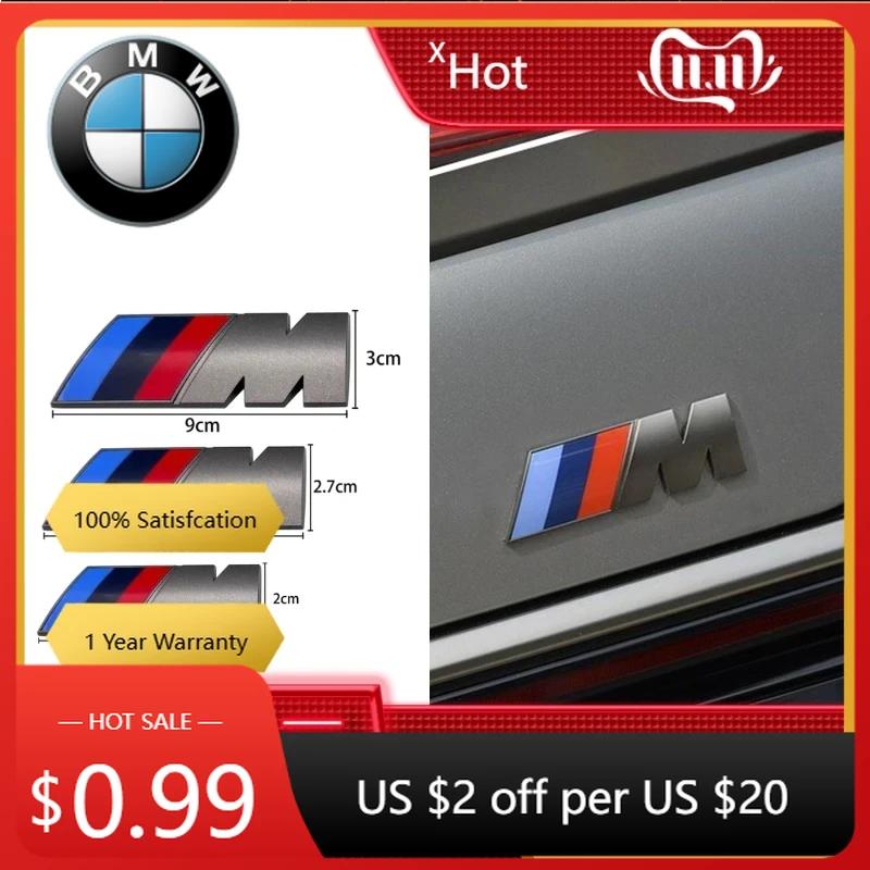 For BMW Series E12 Interior Mouldings New 2025 3D Grey Car M Badge Emblem Deocration Sticker Auto Body Trunk Modification Decal For BMW F10 F13 F15