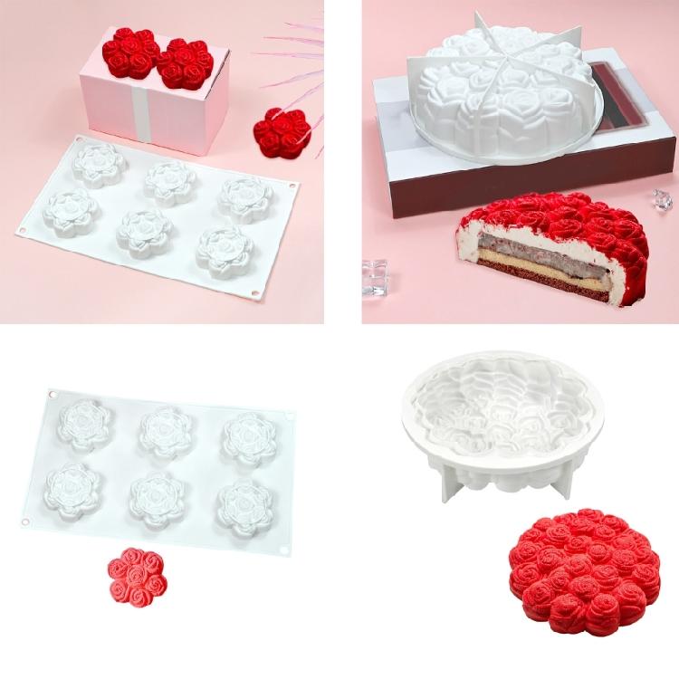 Bloomings Flower Silicone Molds Fondants Chocolate Molds DIY Mousse Cake Molds